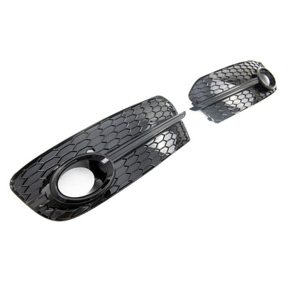 Nebelscheinwerferabdeckungen Set Hochglanz Schwarz passend für Audi Q5 8R 2012-2017