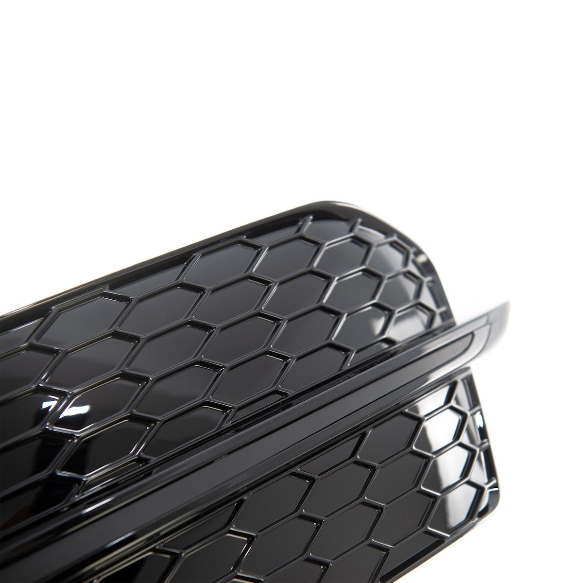 Nebelscheinwerferabdeckungen Set Hochglanz Schwarz passend für Audi Q5 8R 2012-2017