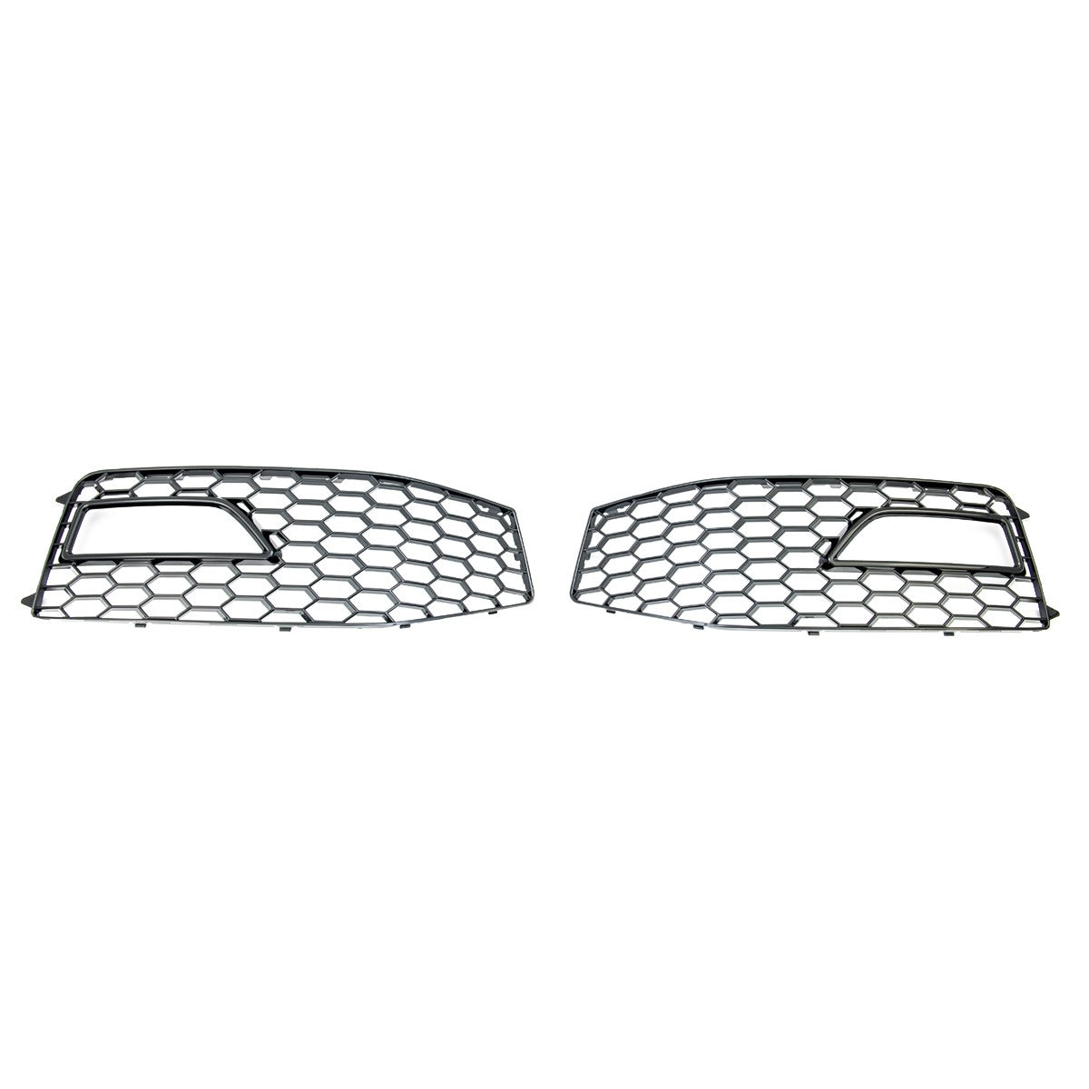 Nebelscheinwerferabdeckungen Hochglanz Schwarz passend für Audi A4 B8 8K 2012-2015