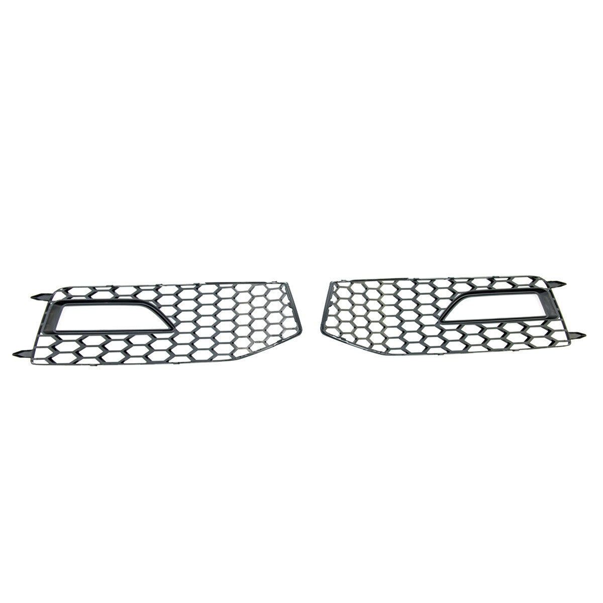 Nebelscheinwerferabdeckungen Hochglanz Schwarz passend für Audi A4 B8 8K 2012-2015