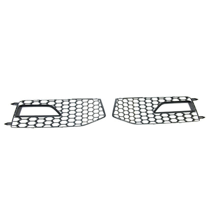 Nebelscheinwerferabdeckungen Hochglanz Schwarz passend für Audi A4 B8 8K 2012-2015