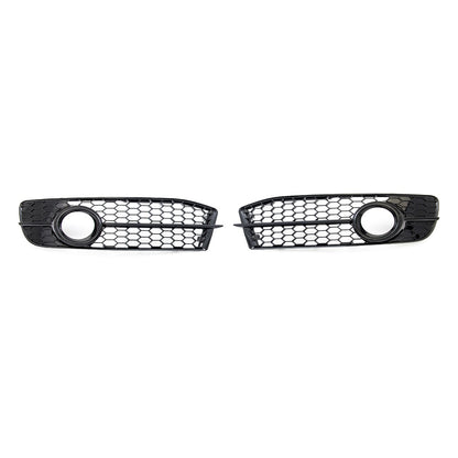 Nebelscheinwerferabdeckungen Hochglanz Schwarz passend für Audi A6 C6 4F 2008-2011