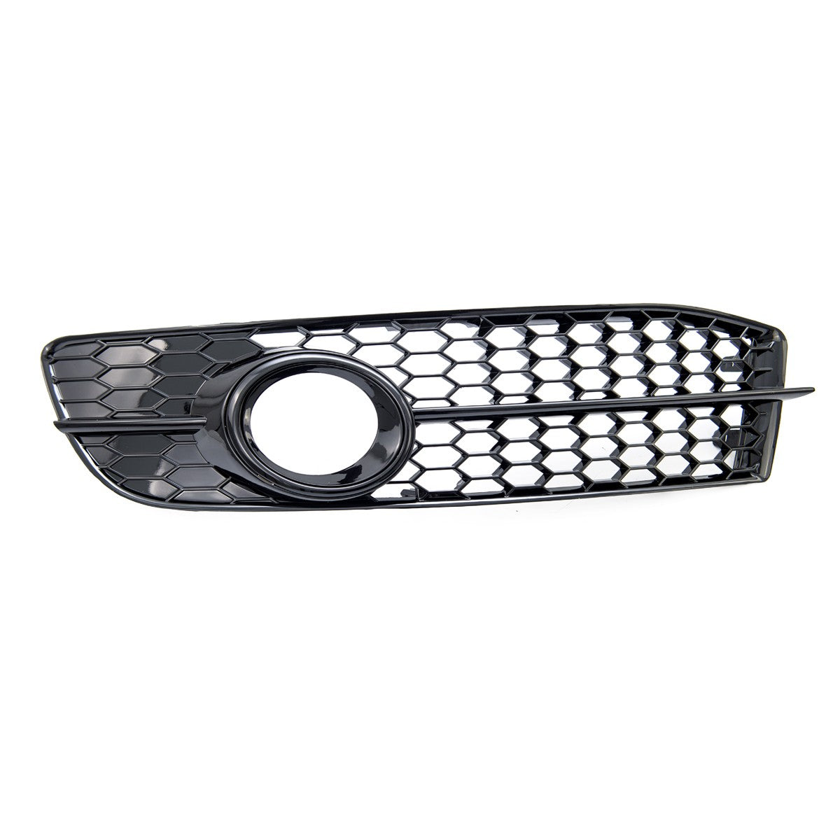 Nebelscheinwerferabdeckungen Hochglanz Schwarz passend für Audi A6 C6 4F 2008-2011
