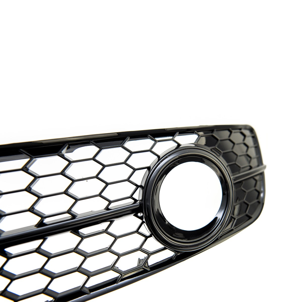 Nebelscheinwerferabdeckungen Hochglanz Schwarz passend für Audi A6 C6 4F 2008-2011