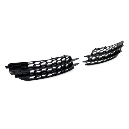 Nebelscheinwerferabdeckungen Hochglanz Schwarz passend für Audi A6 C7 4G Limousine Avant 2011-2014