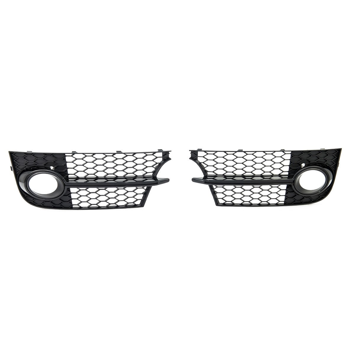 Hochglanz Schwarz Nebelscheinwerferabdeckungen Set passend für Audi TT 8J 2006-2014