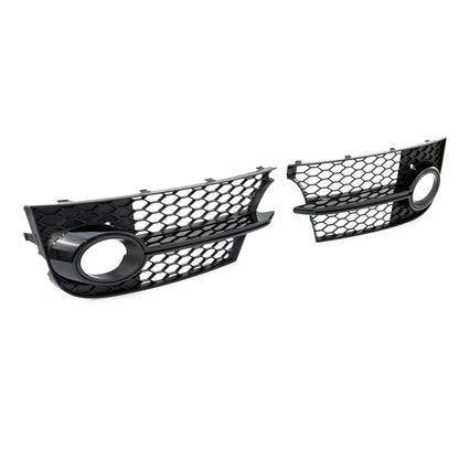 Hochglanz Schwarz Nebelscheinwerferabdeckungen Set passend für Audi TT 8J 2006-2014