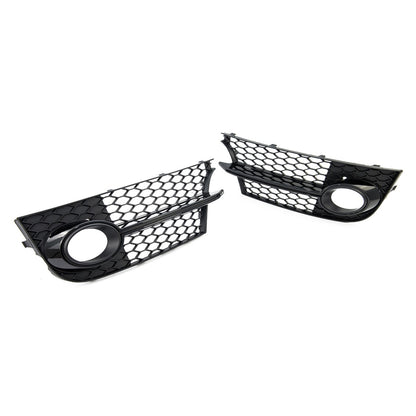 Hochglanz Schwarz Nebelscheinwerferabdeckungen Set passend für Audi TT 8J 2006-2014