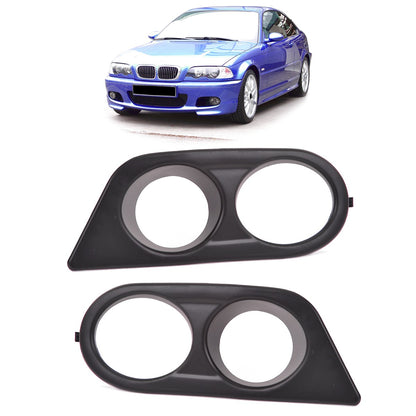 Nebelscheinwerfer Abdeckungen Schwarz passend für BMW 3er E46 2000-2006 M3