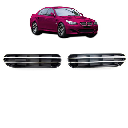 Kotflügel Luftauslässe Set Chrom passend für BMW 5er E60 E61 2003-2010
