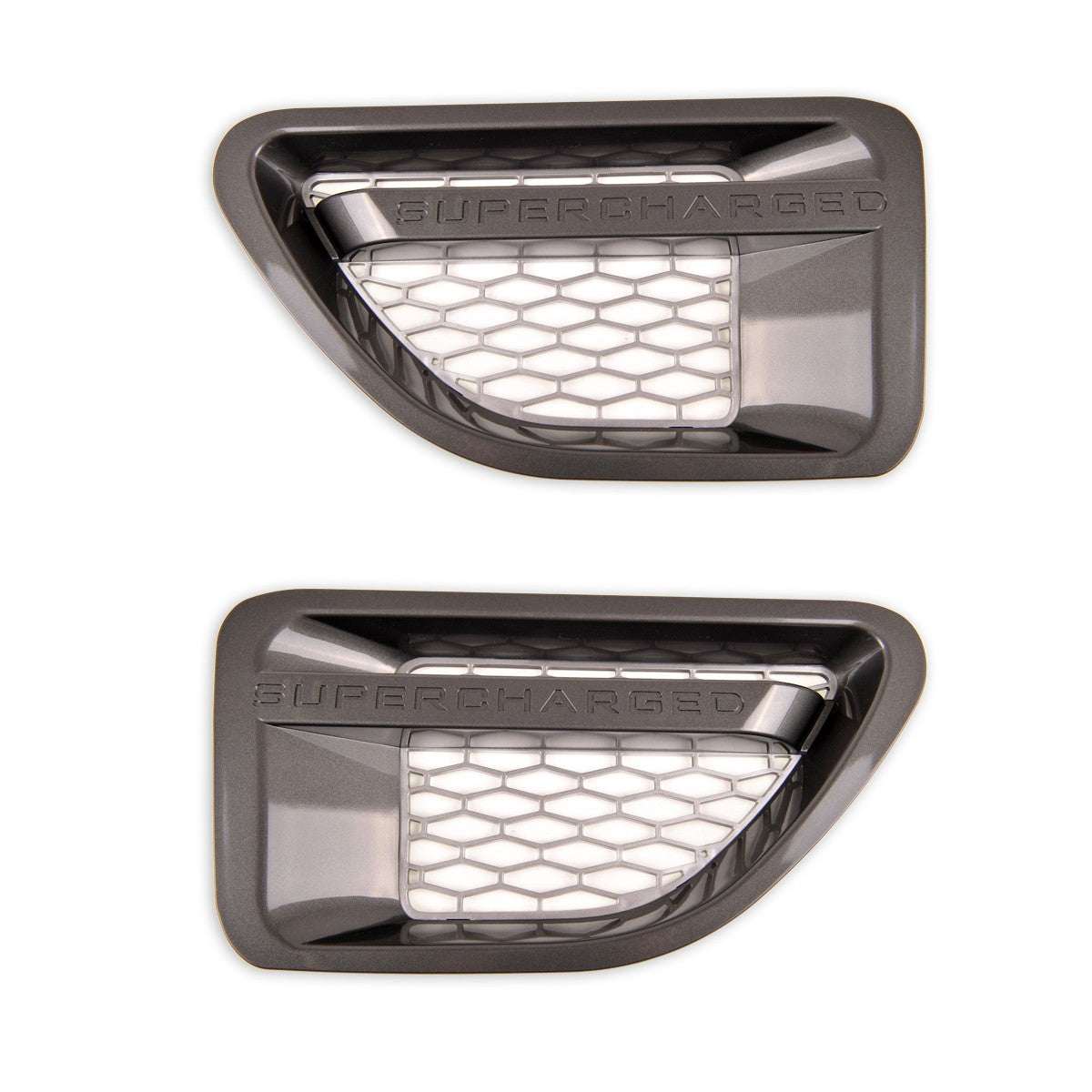 Frontkotflügelgrill Set Silber passend für Land Rover Range Rover Sport 2005-2009