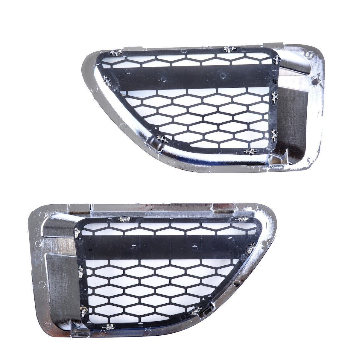 Vorderer Kotflügelgrill Set Chrom Schwarz passend für Range Rover Sport I 2005-2009