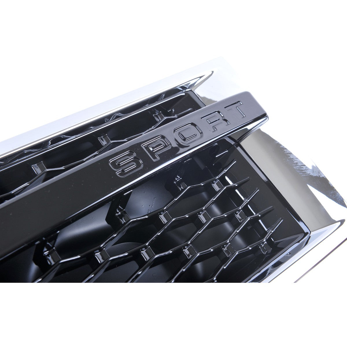 Frontkotflügelgrill Set Chrom Schwarz passend für Range Rover Sport 09-13