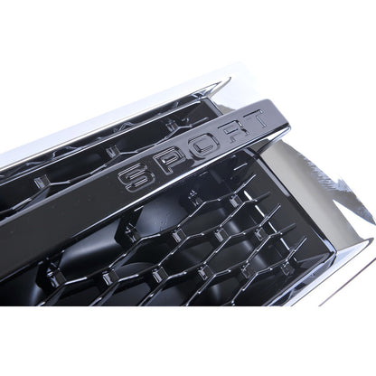 Frontkotflügelgrill Set Chrom Schwarz passend für Range Rover Sport 09-13
