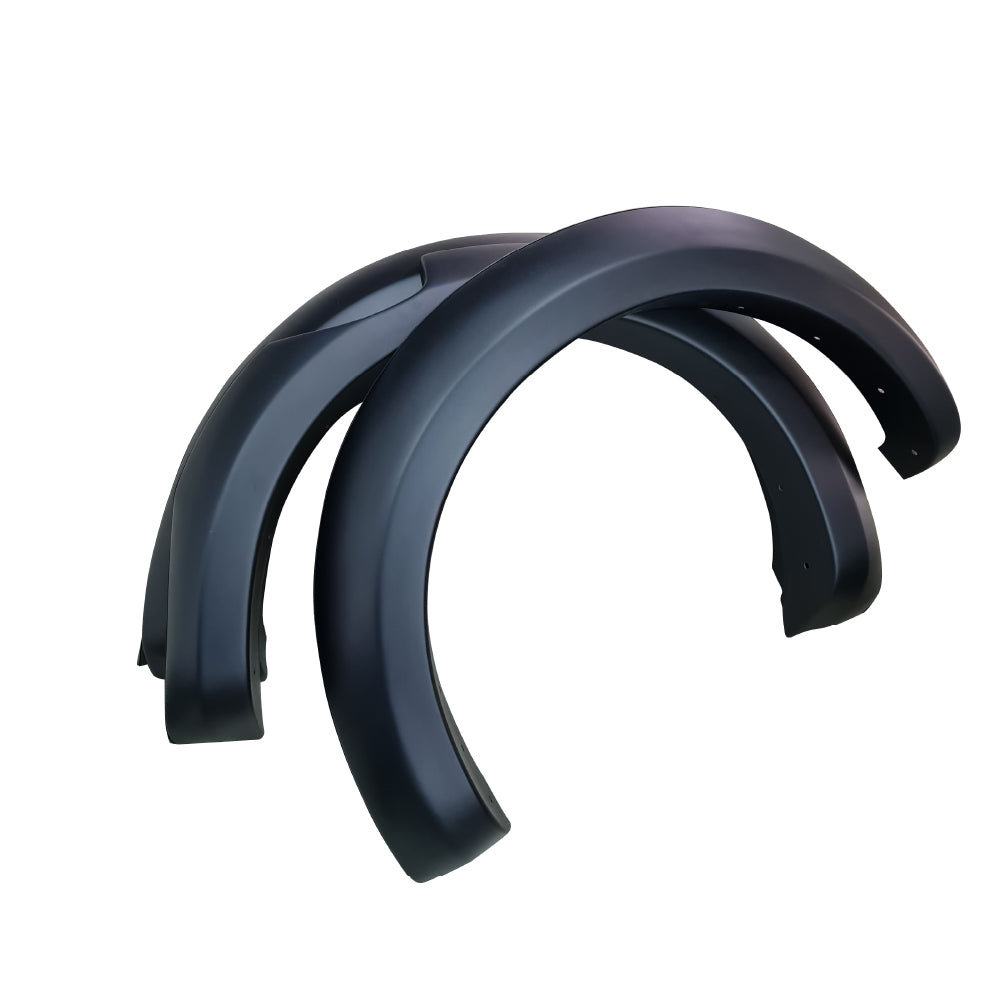 Kotflügelverbreiterungen passend für FORD Ranger T6/T7/T8 2012-2022 (Jumbo) mit ABE TÜV Matt Schwarz