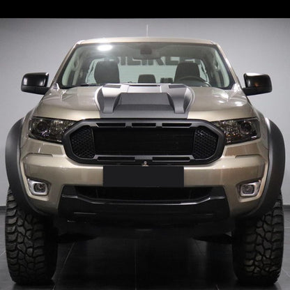 Kotflügelverbreiterungen passend für FORD Ranger T6/T7/T8 2012-2022 (Jumbo) mit ABE TÜV Matt Schwarz