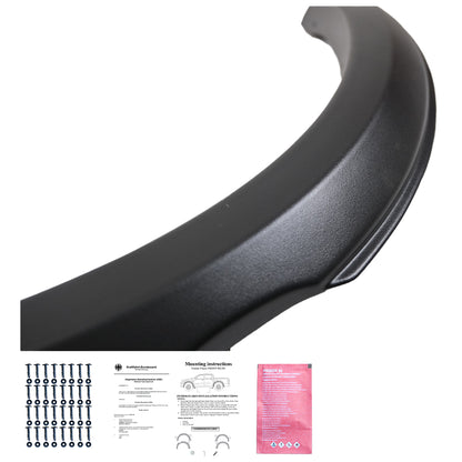FF02.031 - Kotflügelverbreiterungen passend für FORD Ranger T6-T7 2012-2019 (Taped Slim) mit ABE TÜV Matt Schwarz