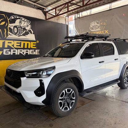FF02.016 - Kotflügelverbreiterungen passend für TOYOTA Hilux 8. Generation Facelift 2020+ Matt Schwarz