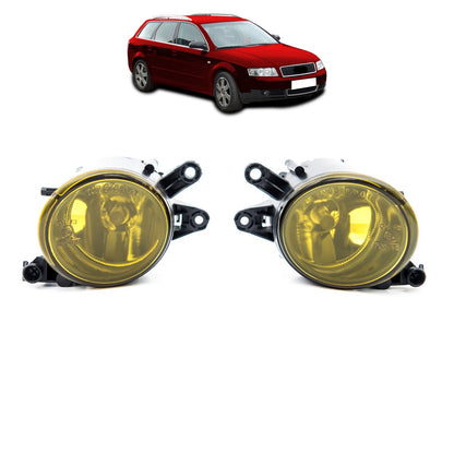 Gelbes Nebelscheinwerfer Set passend für Audi A4 B6 8E Limousine Avant 2000-2005