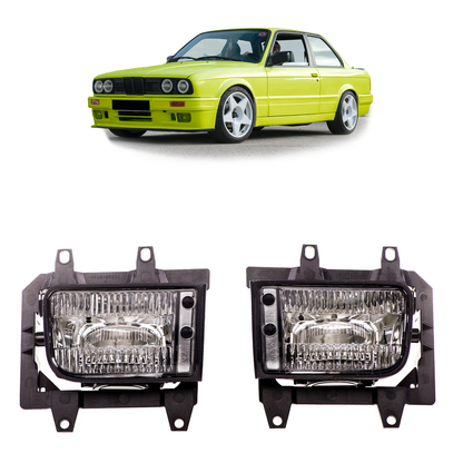 Klare Nebelscheinwerfer Set passend für BMW 3er E30 Facelift 1988-1991