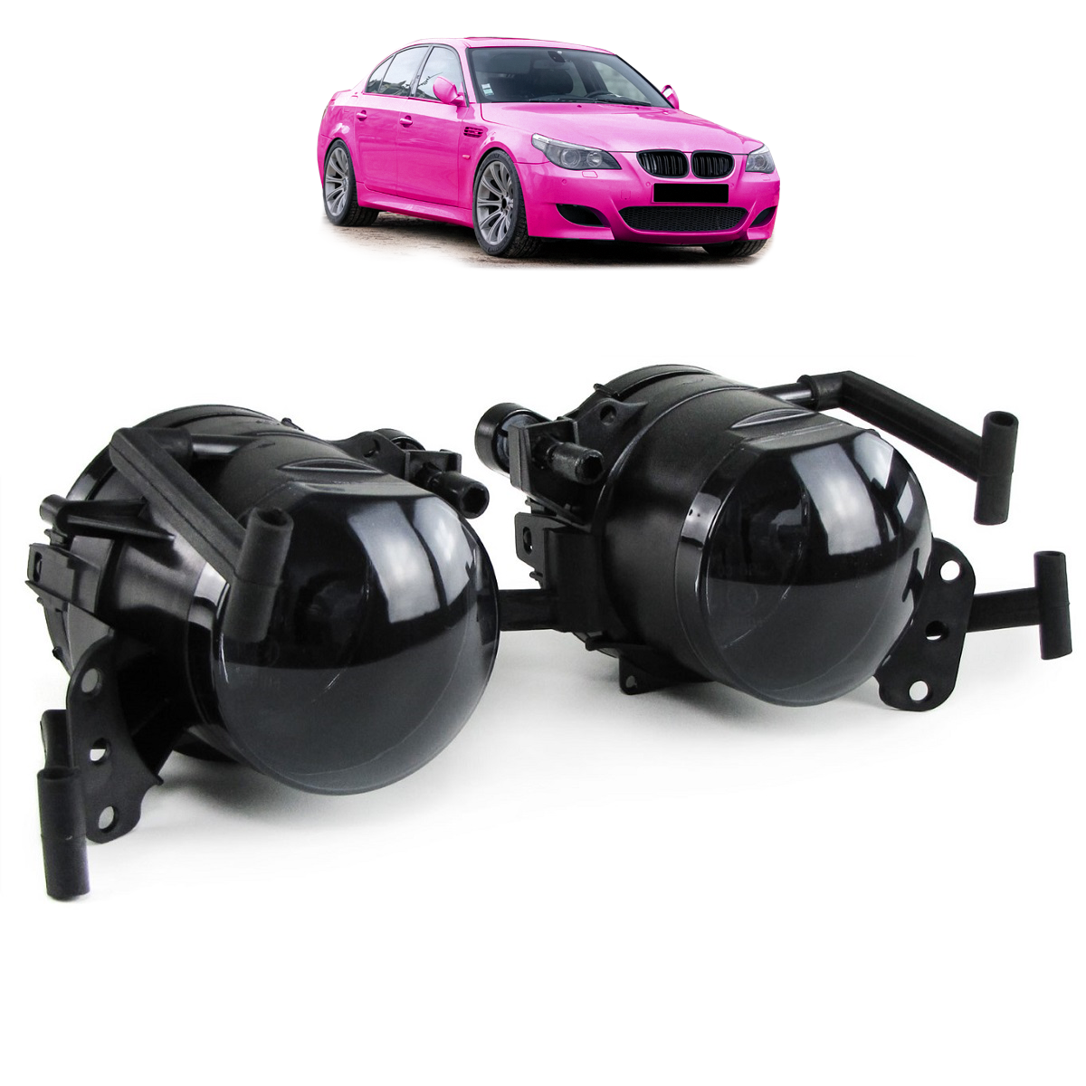 Nebelscheinwerfer Set Rauch passend für BMW 5er E60 E61 2003-2010