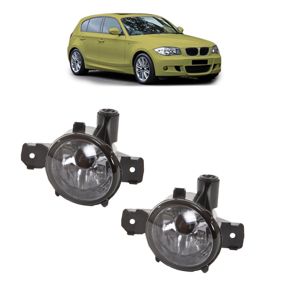 Nebelscheinwerfer Set Rauchlinse passend für BMW 1er/X1/X3/X5 2004-2011
