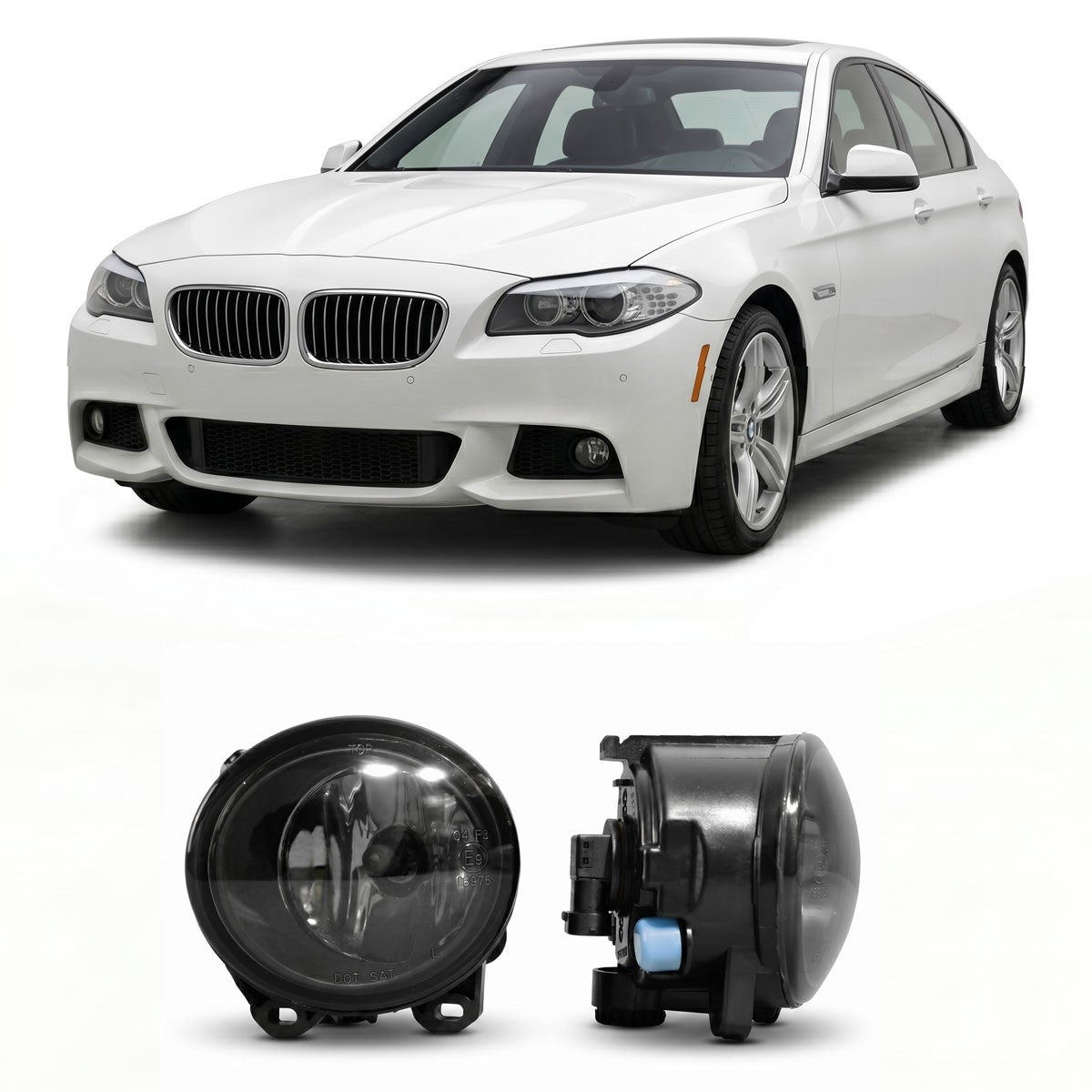 Nebelscheinwerfer Set Smoke passend für BMW 3 E92 E93 5 F10 F11 2006-2013