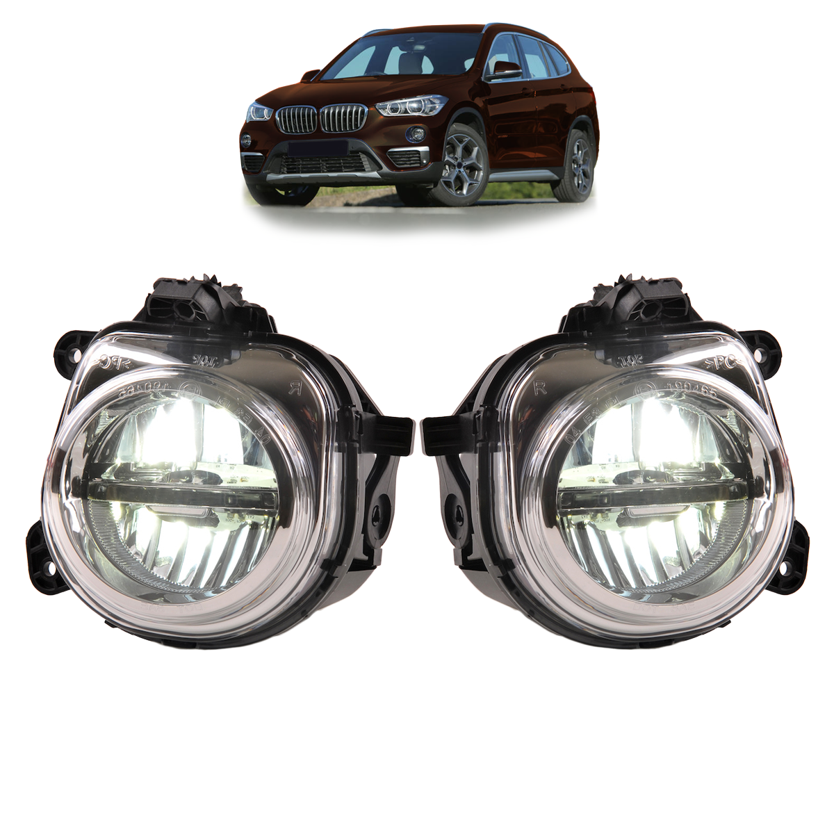 LED Nebelscheinwerfer Set passend für BMW X3 F25 X4 F26 X5 F15 X6 F16 2013-2019