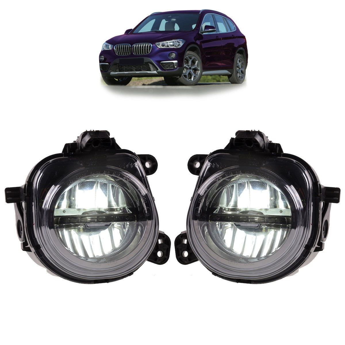 Nebelscheinwerfer Set Rauch passend für BMW X1/X3/X4/X5/X6 2014-2022
