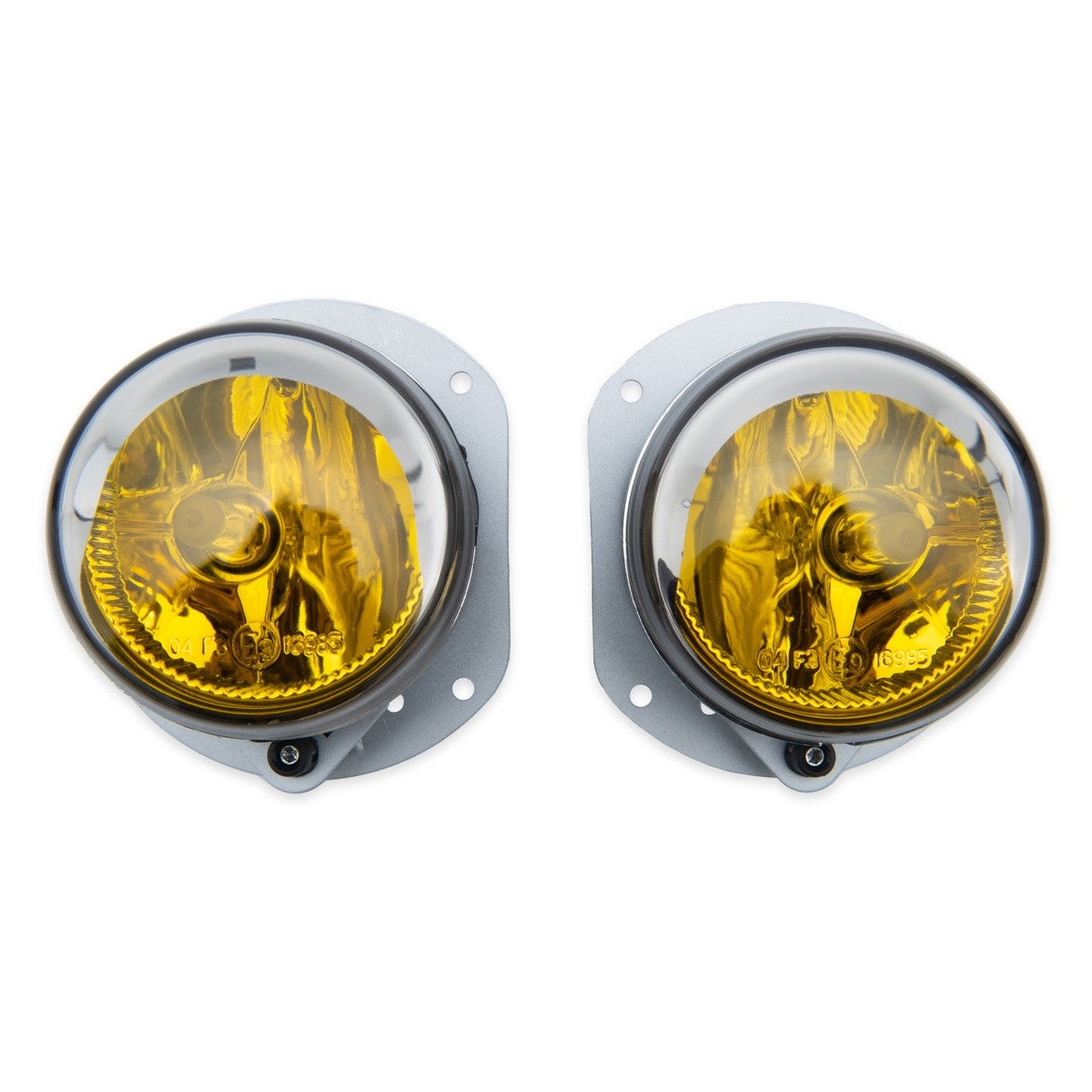 Gelbe Nebelscheinwerfer Set passend für Mercedes C CLK E M R SL Klasse 2007-2014