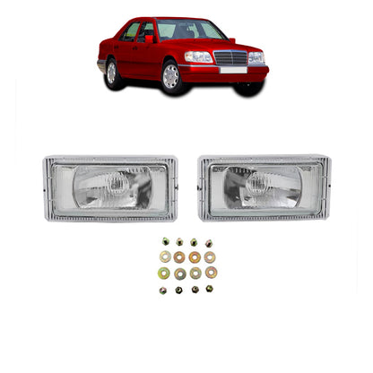 Nebelscheinwerfer Set Klar passend für Mercedes E-Klasse W124 1985-1993