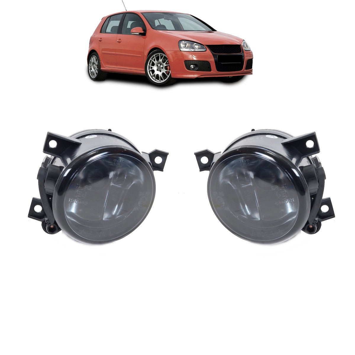 Nebelscheinwerfer Set Smoke passend für VW Golf 5 2003-2008