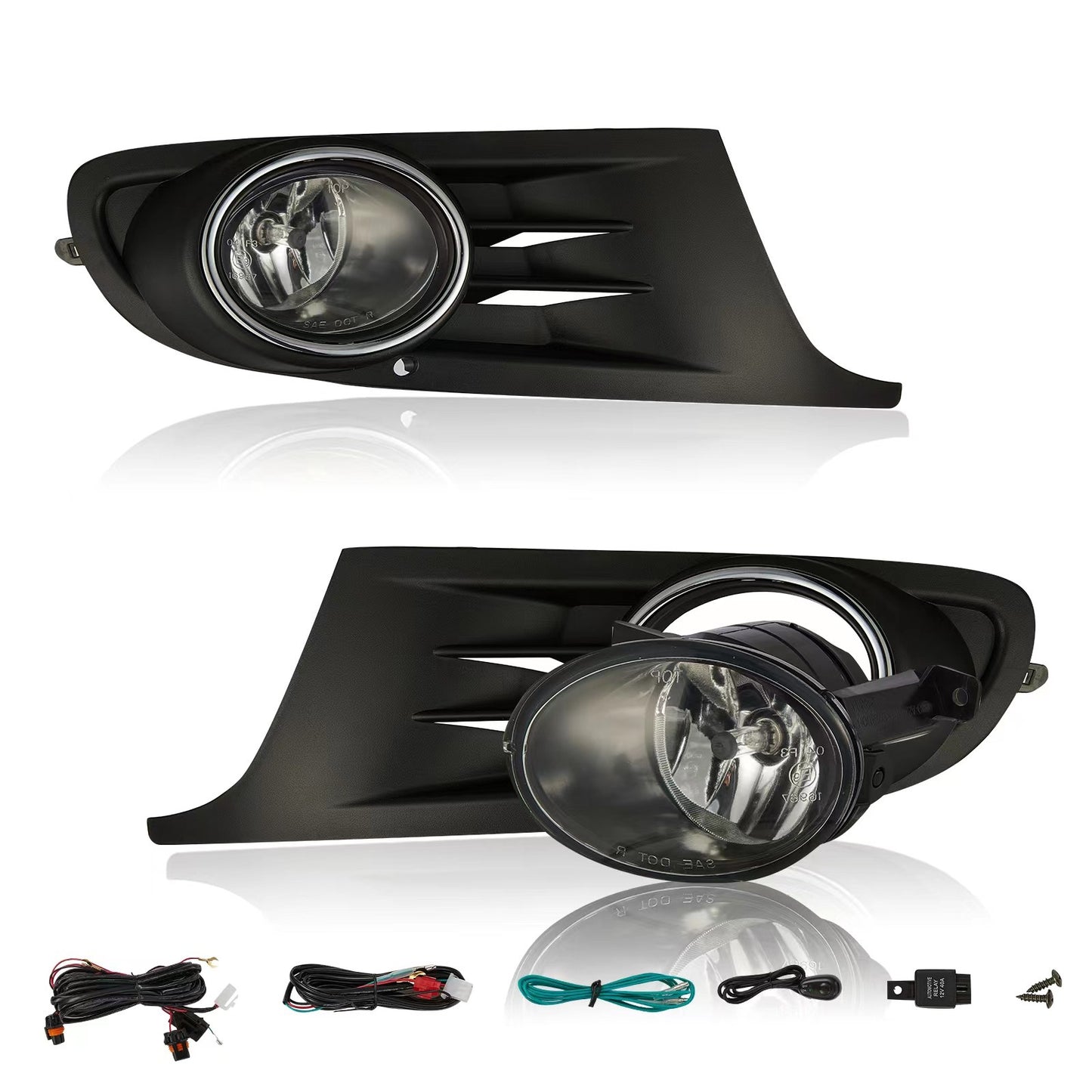 Nebelscheinwerfer Set Kristallklar passend für VW Polo Amarok Up Seat Mii 2010-2020