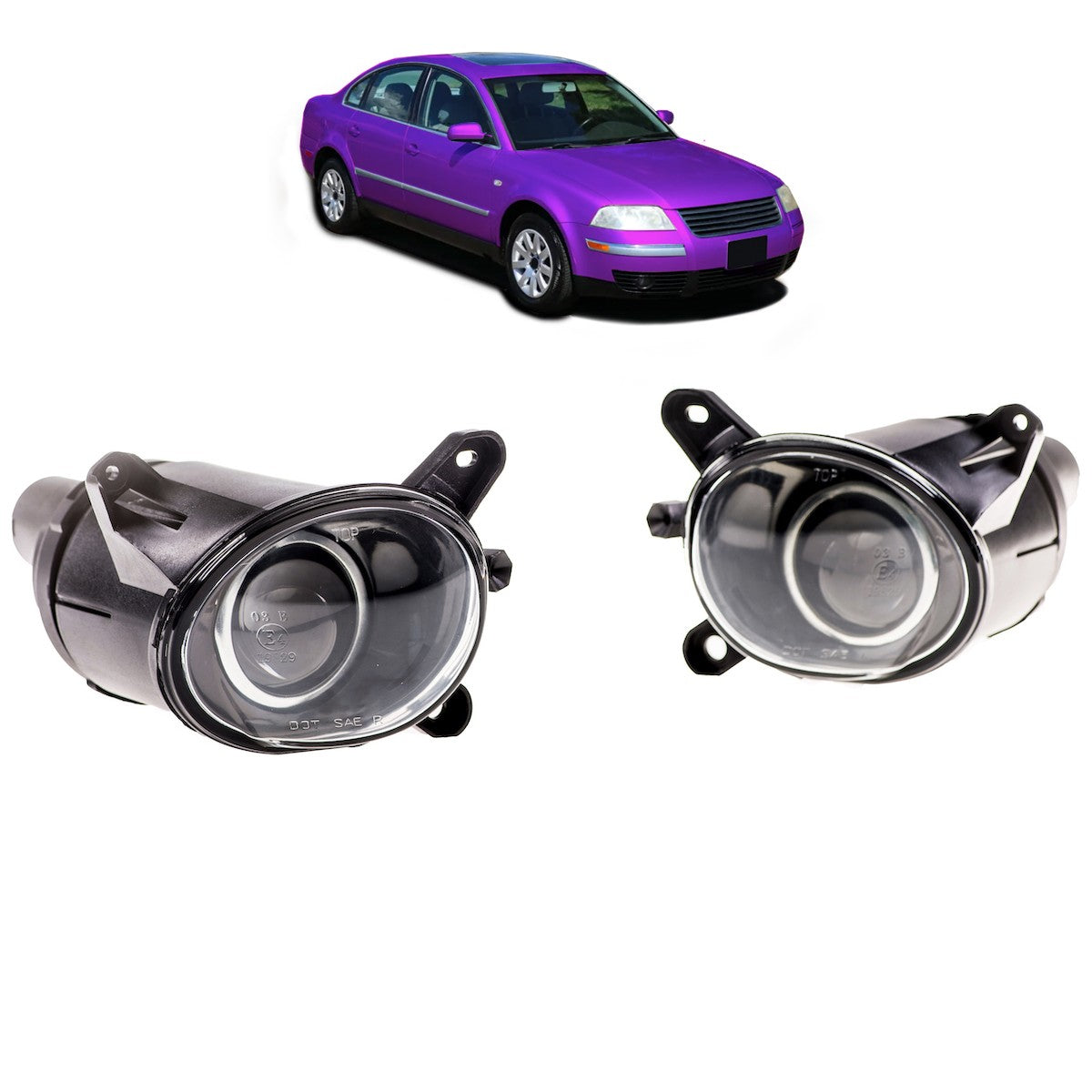 Klare Projektor Nebelscheinwerfer passend für VW Passat B5.5 3BG 2000-2005