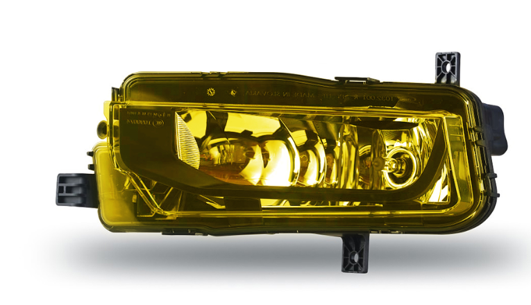 Gelbe Nebelscheinwerfer Set passend für VW Transporter Multivan T6 T6.1 2015-2023