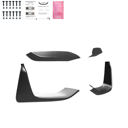Frontflaps passend für BMW M4 F82 / M3 F80 2014-2021 Hochglanz Schwarz