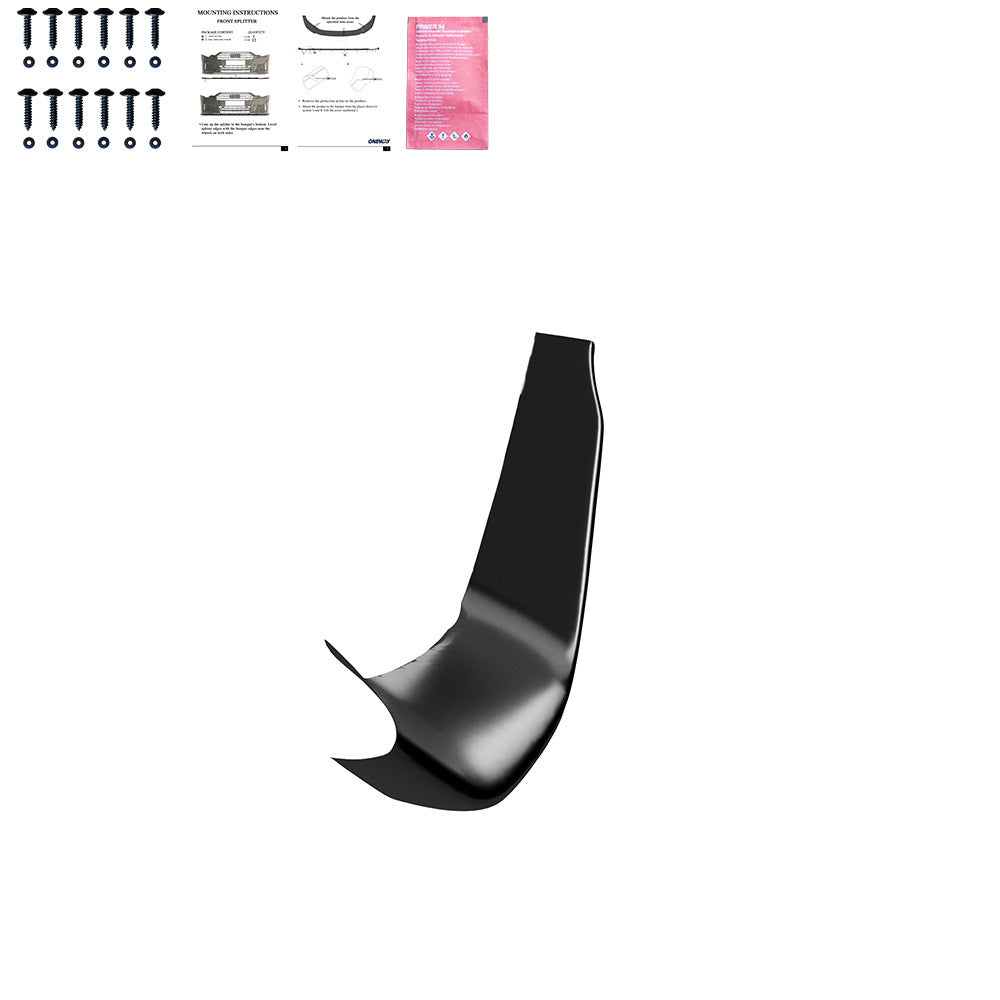 Frontflaps passend für BMW M4 F82 / M3 F80 2014-2021 Hochglanz Schwarz