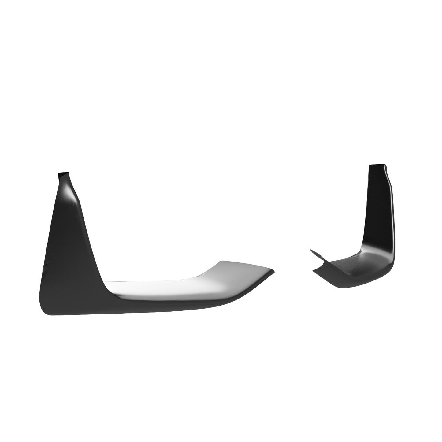 Frontflaps passend für BMW M4 F82 / M3 F80 2014-2021 Hochglanz Schwarz