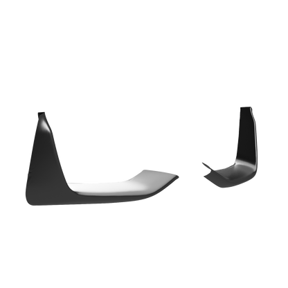 Frontflaps passend für BMW M4 F82 / M3 F80 2014-2021 Hochglanz Schwarz