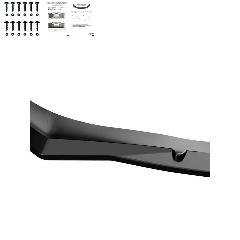 Frontsplitter passend für ALFA ROMEO Giulietta 2010-2020 Hochglanz Schwarz