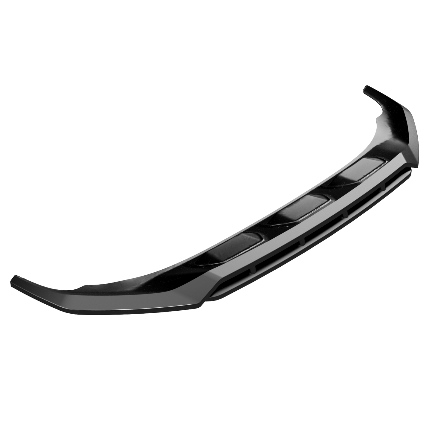 Frontsplitter passend für Audi Q7 S-Line Mk2 Facelift 2019+ Hochglanz Schwarz