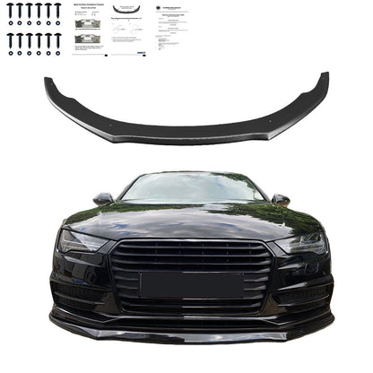 Frontsplitter passend für AUDI S7 / A7 S-Line C7 FL 2014-2017 mit ABE TÜV Hochglanz Schwarz