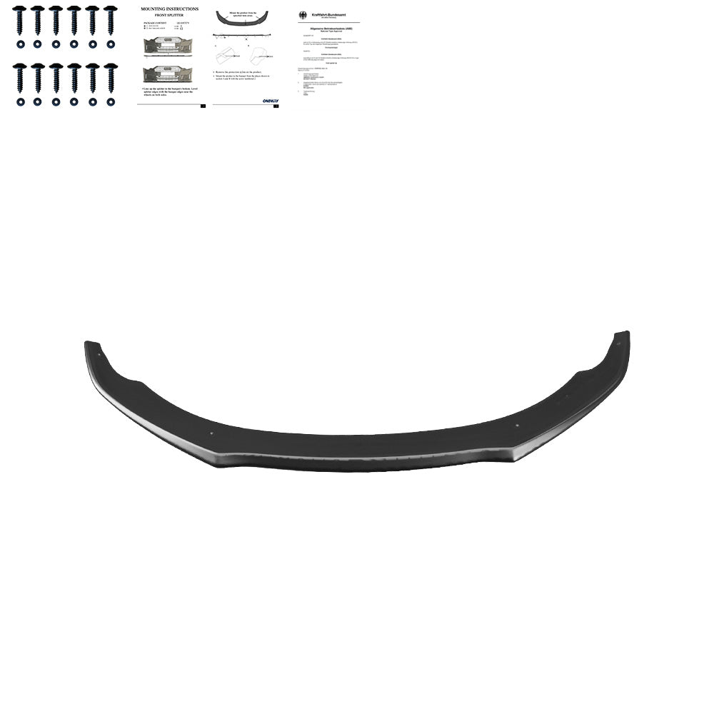 Frontsplitter passend für AUDI S7 / A7 S-Line C7 FL 2014-2017 mit ABE TÜV Hochglanz Schwarz