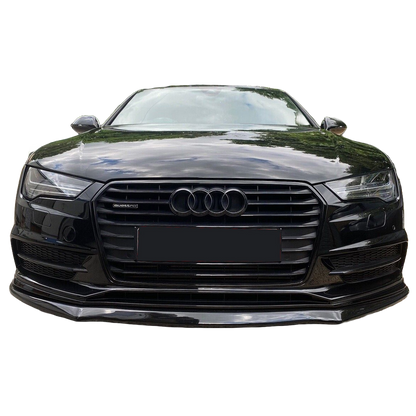 Frontsplitter passend für AUDI S7 / A7 S-Line C7 FL 2014-2017 mit ABE TÜV Hochglanz Schwarz