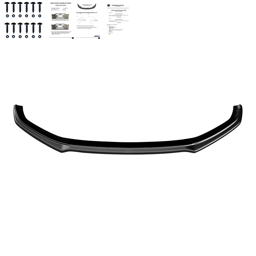 Frontsplitter passend für Audi A5 S-Line / S5 F5 Coupé / Sportback 2017-2019 mit ABE TÜV Hochglanz Schwarz