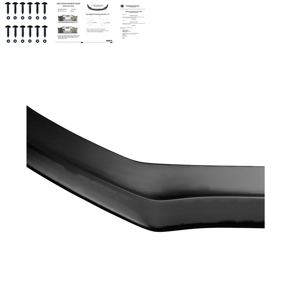 Frontsplitter passend für Audi A5 S-Line / S5 8T Facelift 2011-2016 mit ABE TÜV Hochglanz Schwarz