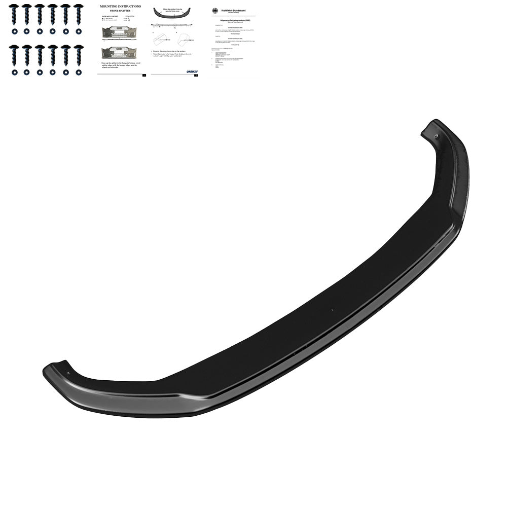 Frontsplitter passend für AUDI Q5 / SQ5 Mk2 2017-2020 Hochglanz Schwarz