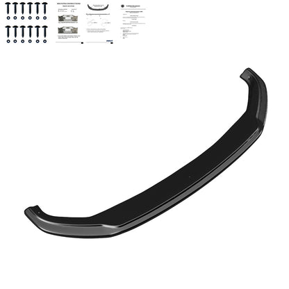 Frontsplitter passend für AUDI Q5 / SQ5 Mk2 2017-2020 Hochglanz Schwarz