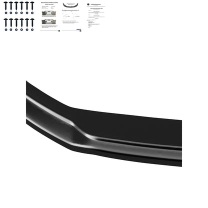 Frontsplitter passend für AUDI Q5 / SQ5 Mk2 2017-2020 Hochglanz Schwarz