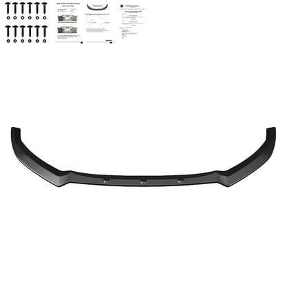 Frontsplitter passend für Audi S3 Sportback 8V Facelift 2016-2019 mit ABE TÜV Hochglanz Schwarz